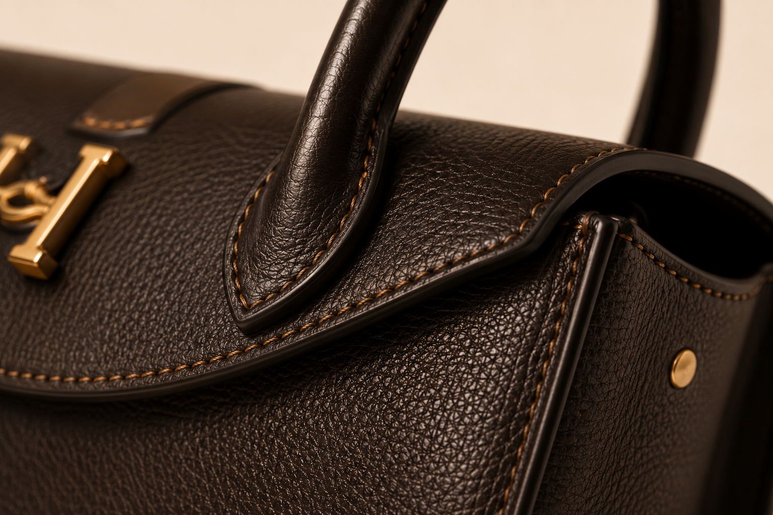 Hand-finished stitching and edges